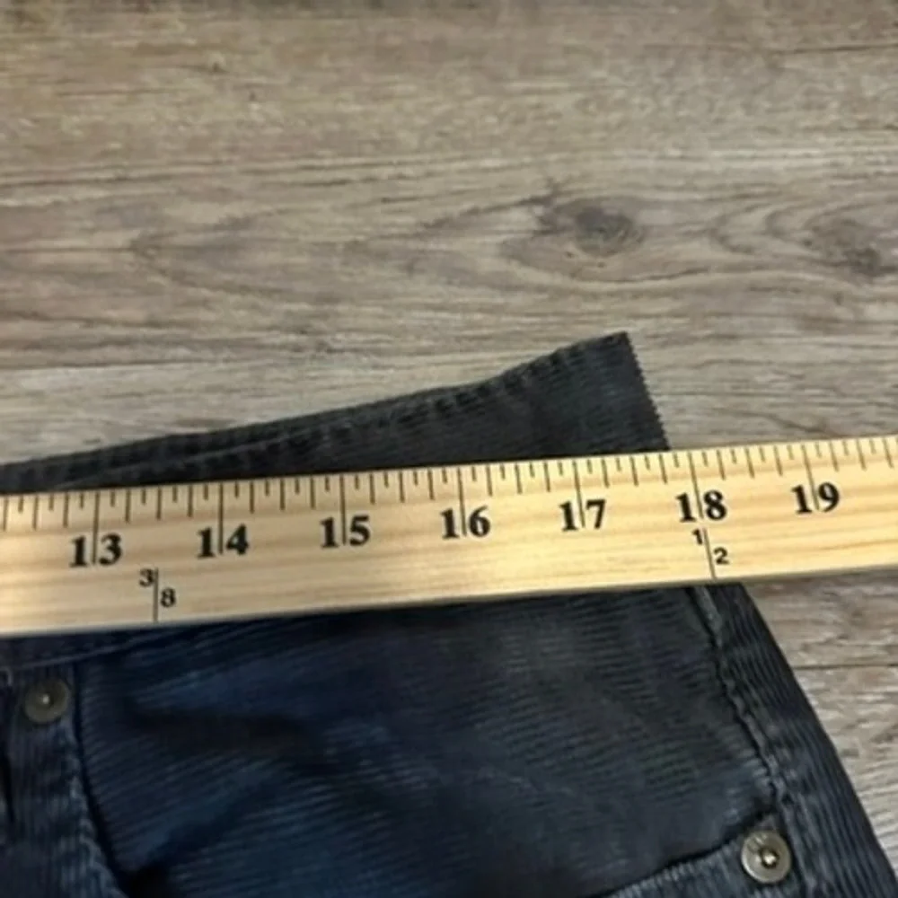 Gap 1969 Mens Straight Corduroy Pants Charcoal Gray 34x32 HOL11 308353